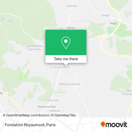 Mapa Fondation Royaumont