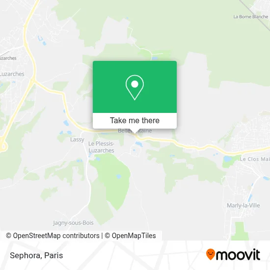 Sephora map