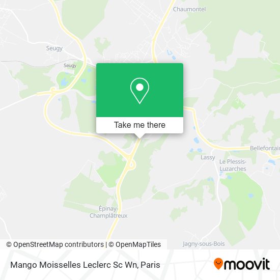 Mango Moisselles Leclerc Sc Wn map