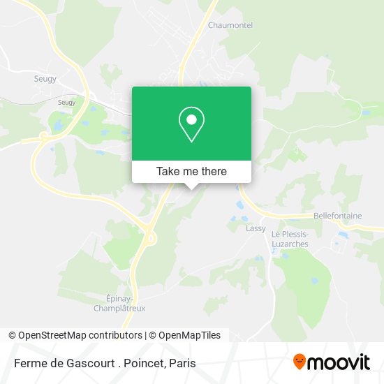 Ferme de Gascourt . Poincet map