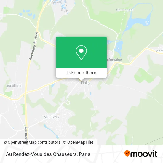 Au Rendez-Vous des Chasseurs map