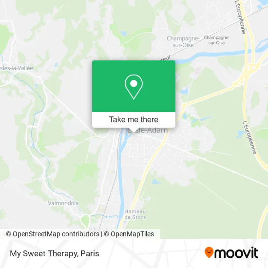 My Sweet Therapy map
