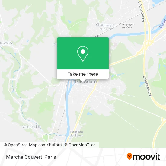 Marché Couvert map