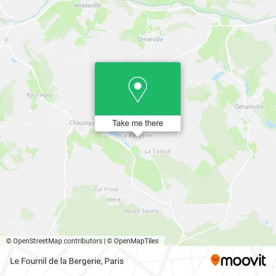Le Fournil de la Bergerie map