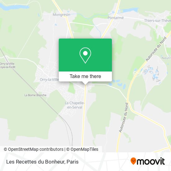 Les Recettes du Bonheur map