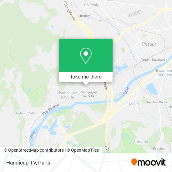 Handicap TV map