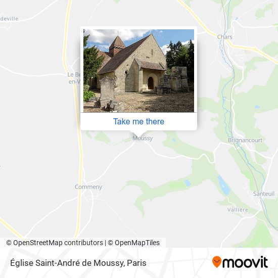 Église Saint-André de Moussy map