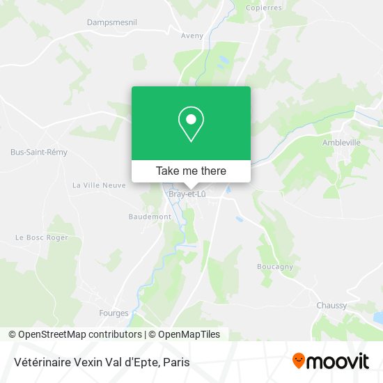Vétérinaire Vexin Val d'Epte map