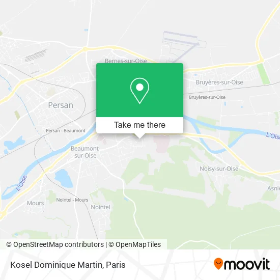 Kosel Dominique Martin map