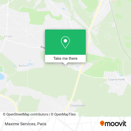 Maxime Services map
