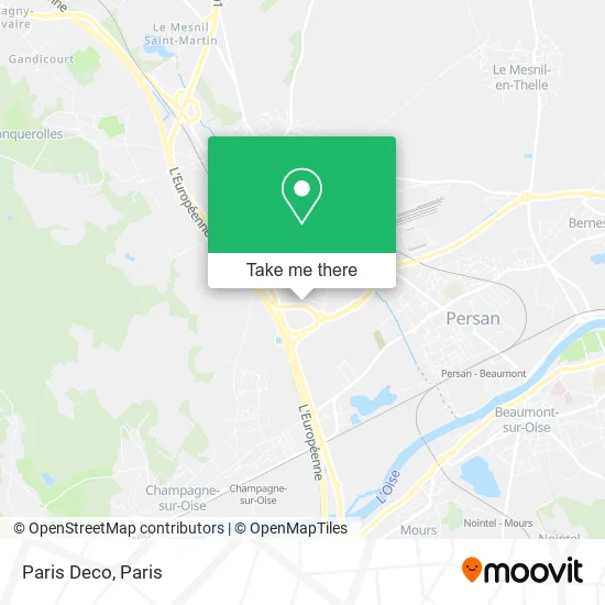 Paris Deco map