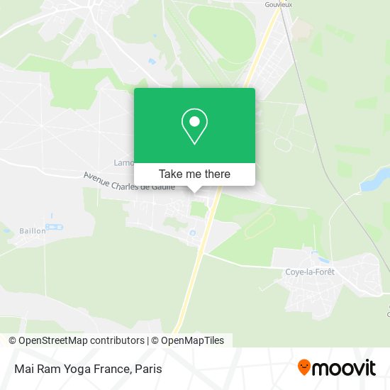 Mapa Mai Ram Yoga France