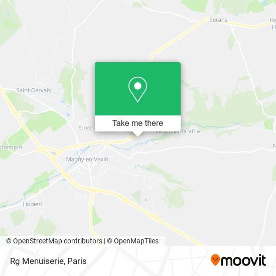 Rg Menuiserie map