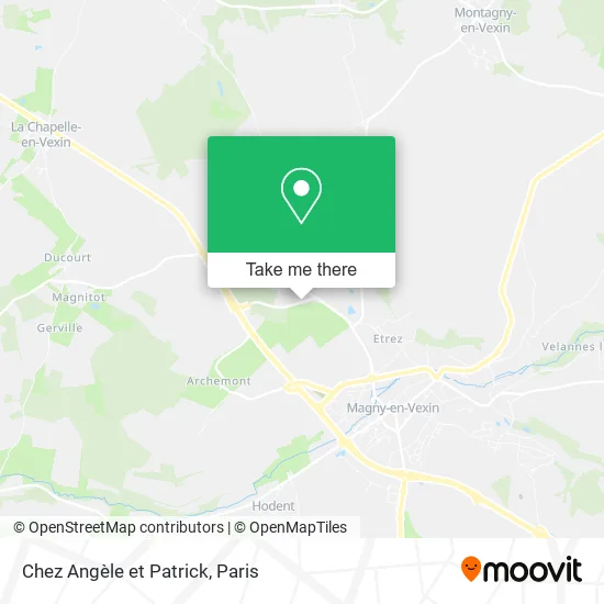 Chez Angèle et Patrick map