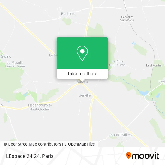L'Espace 24 24 map