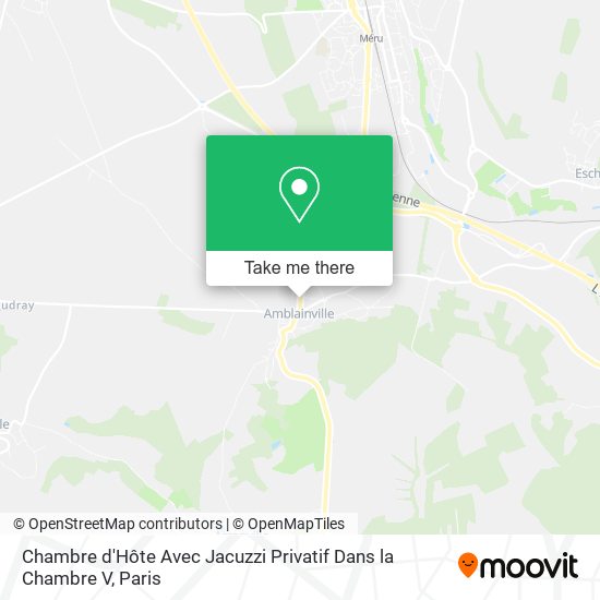 Chambre d'Hôte Avec Jacuzzi Privatif Dans la Chambre V map