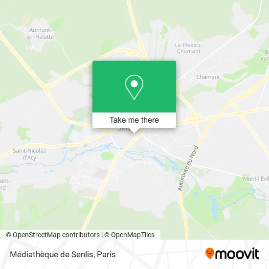 Médiathèque de Senlis map