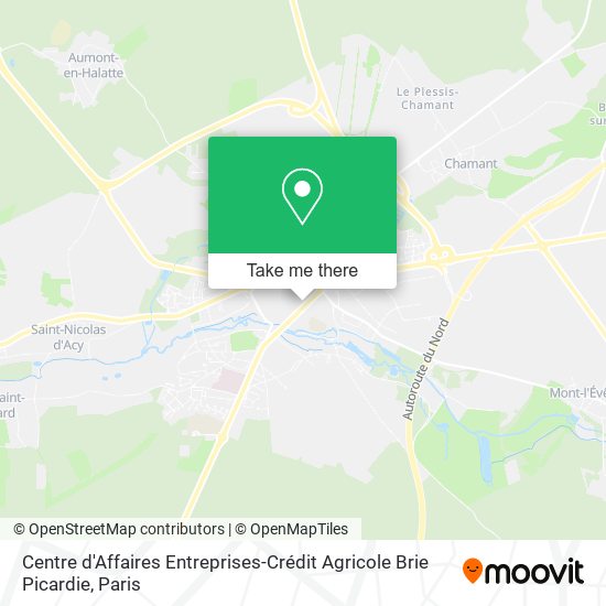 Centre d'Affaires Entreprises-Crédit Agricole Brie Picardie map