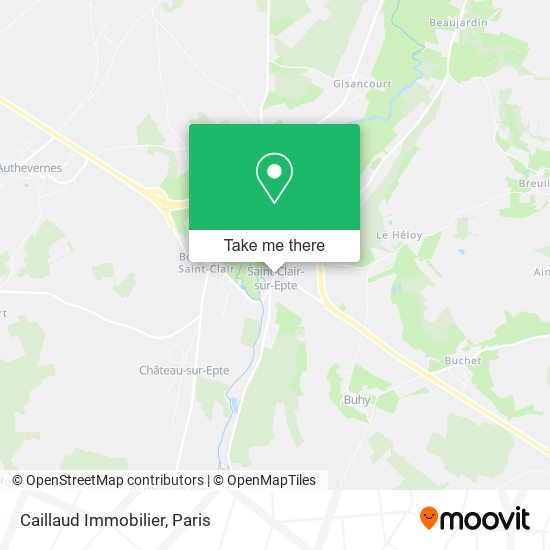 Caillaud Immobilier map