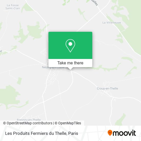 Les Produits Fermiers du Thelle map