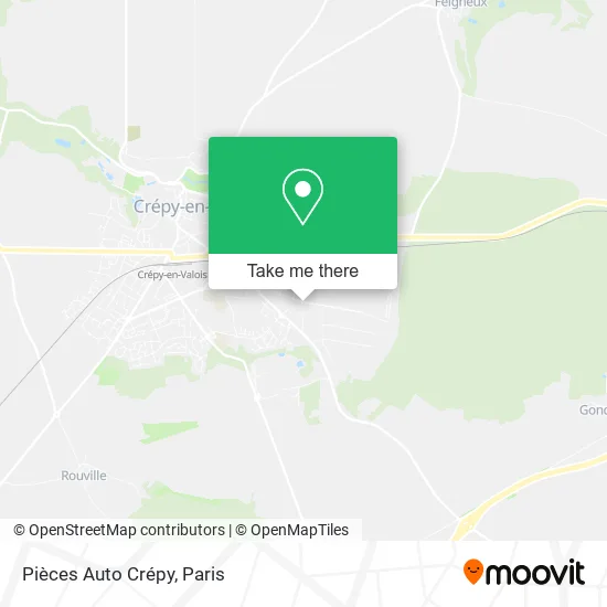 Pièces Auto Crépy map
