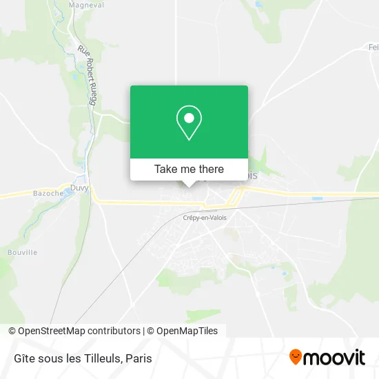 Gîte sous les Tilleuls map