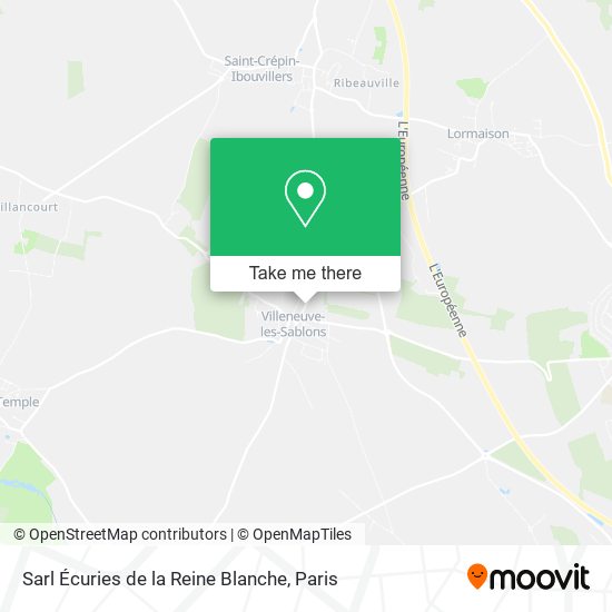 Sarl Écuries de la Reine Blanche map