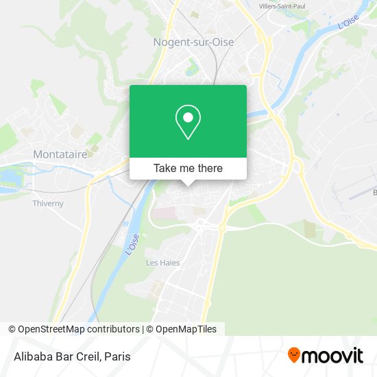 Alibaba Bar Creil map