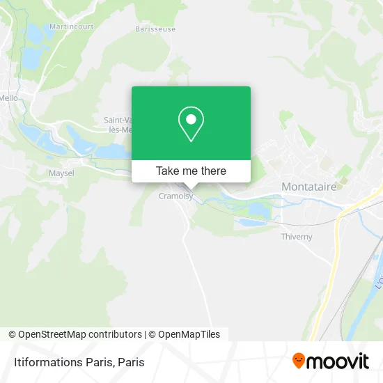 Itiformations Paris map