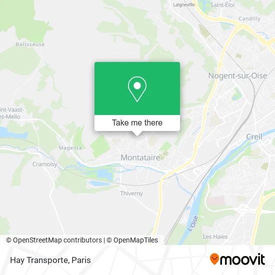 Hay Transporte map