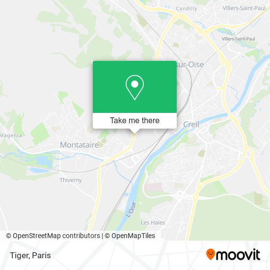 Mapa Tiger