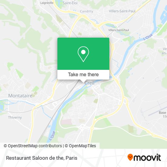 Mapa Restaurant Saloon de the