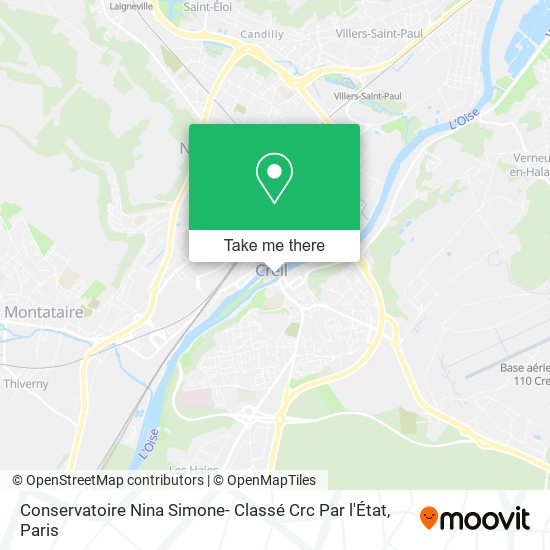 Conservatoire Nina Simone- Classé Crc Par l'État map