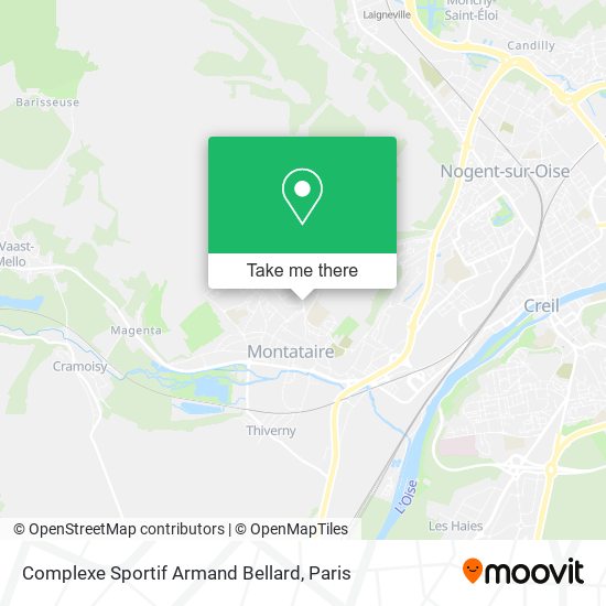 Complexe Sportif Armand Bellard map