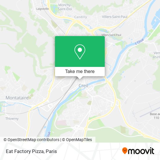 Eat Factory Pizza map