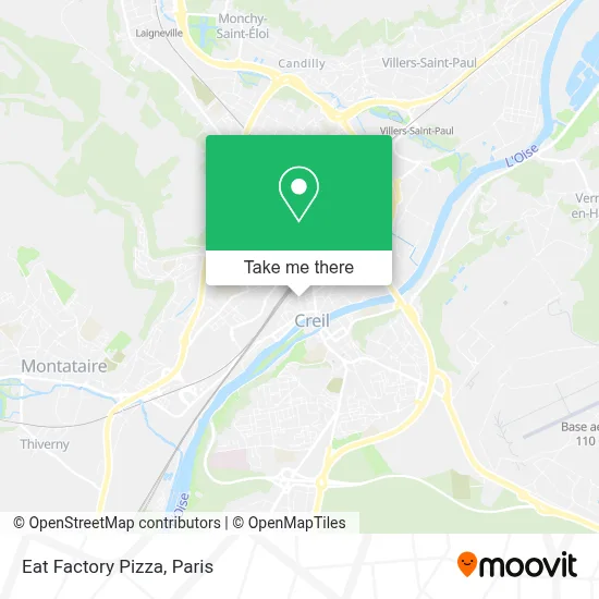 Eat Factory Pizza map