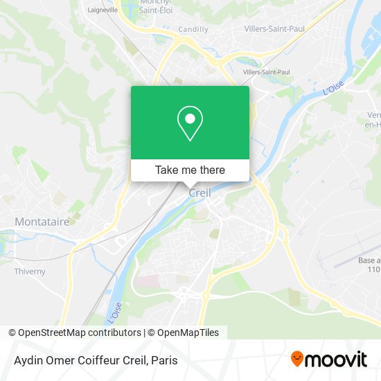 Aydin Omer Coiffeur Creil map