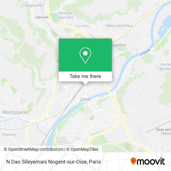 N Dao Sileyemani Nogent-sur-Oise map