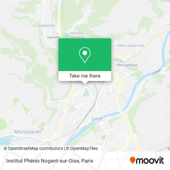 Institut Phénix Nogent-sur-Oise map