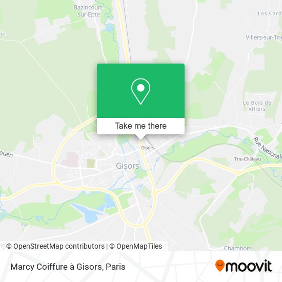 Marcy Coiffure à Gisors map