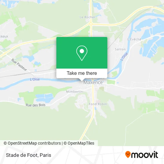 Stade de Foot map