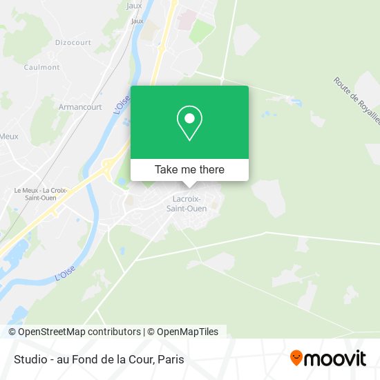 Studio - au Fond de la Cour map