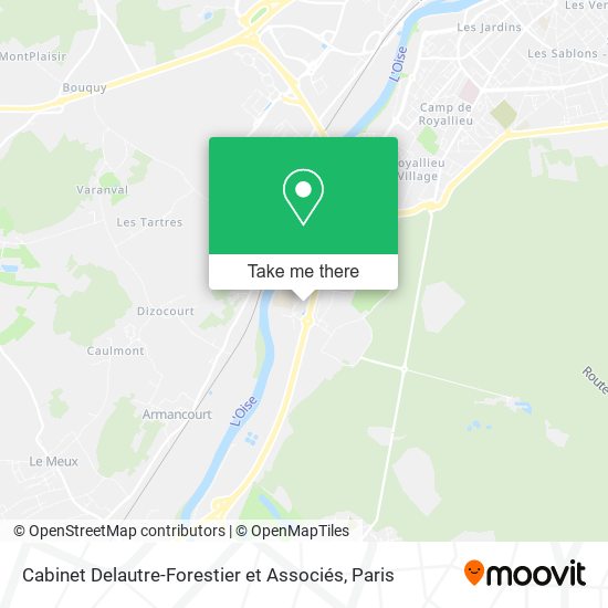 Cabinet Delautre-Forestier et Associés map