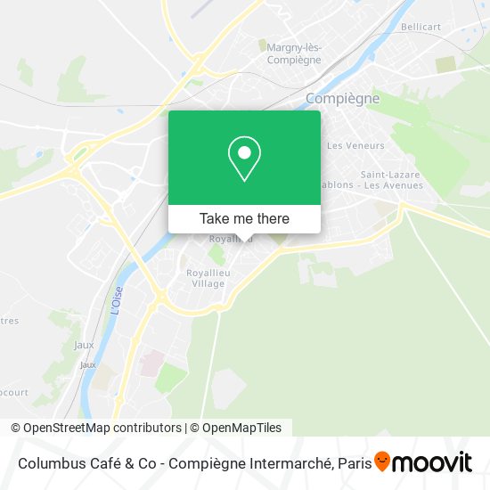 Columbus Café & Co - Compiègne Intermarché map