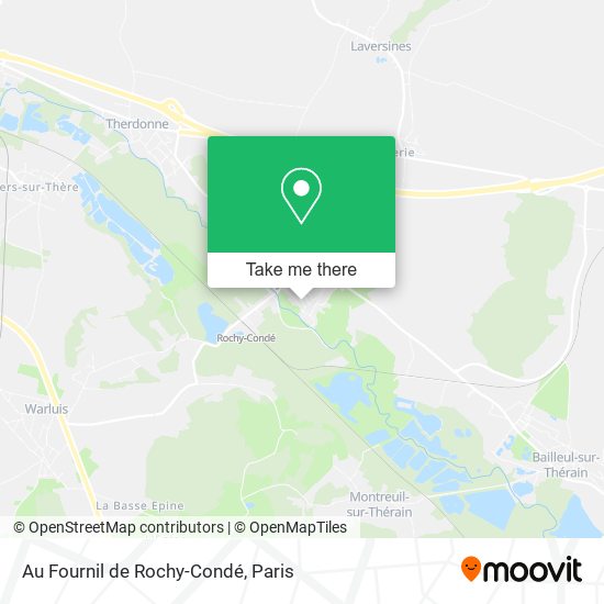 Au Fournil de Rochy-Condé map