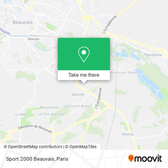 Mapa Sport 2000 Beauvais