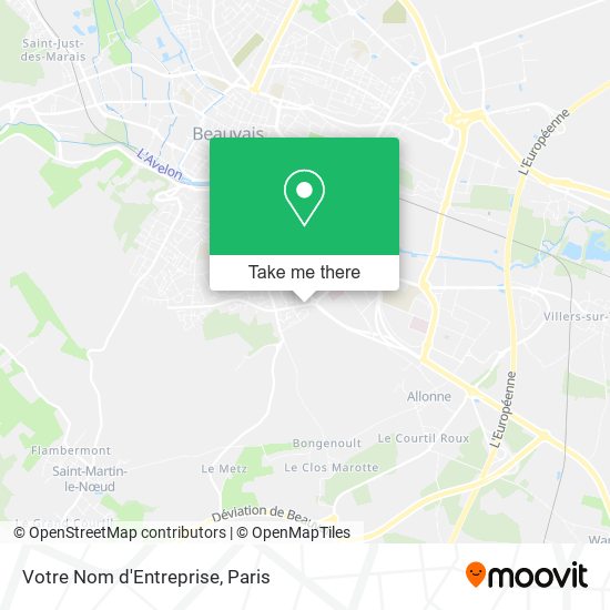 Votre Nom d'Entreprise map