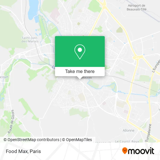 Food Max map
