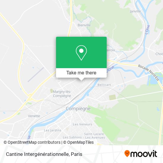 Cantine Intergénérationnelle map