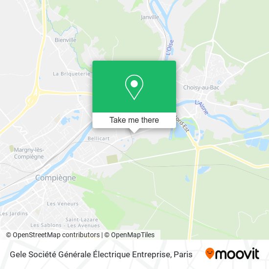 Mapa Gele Société Générale Électrique Entreprise